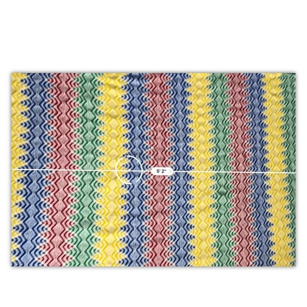 Handmade primary color blanket